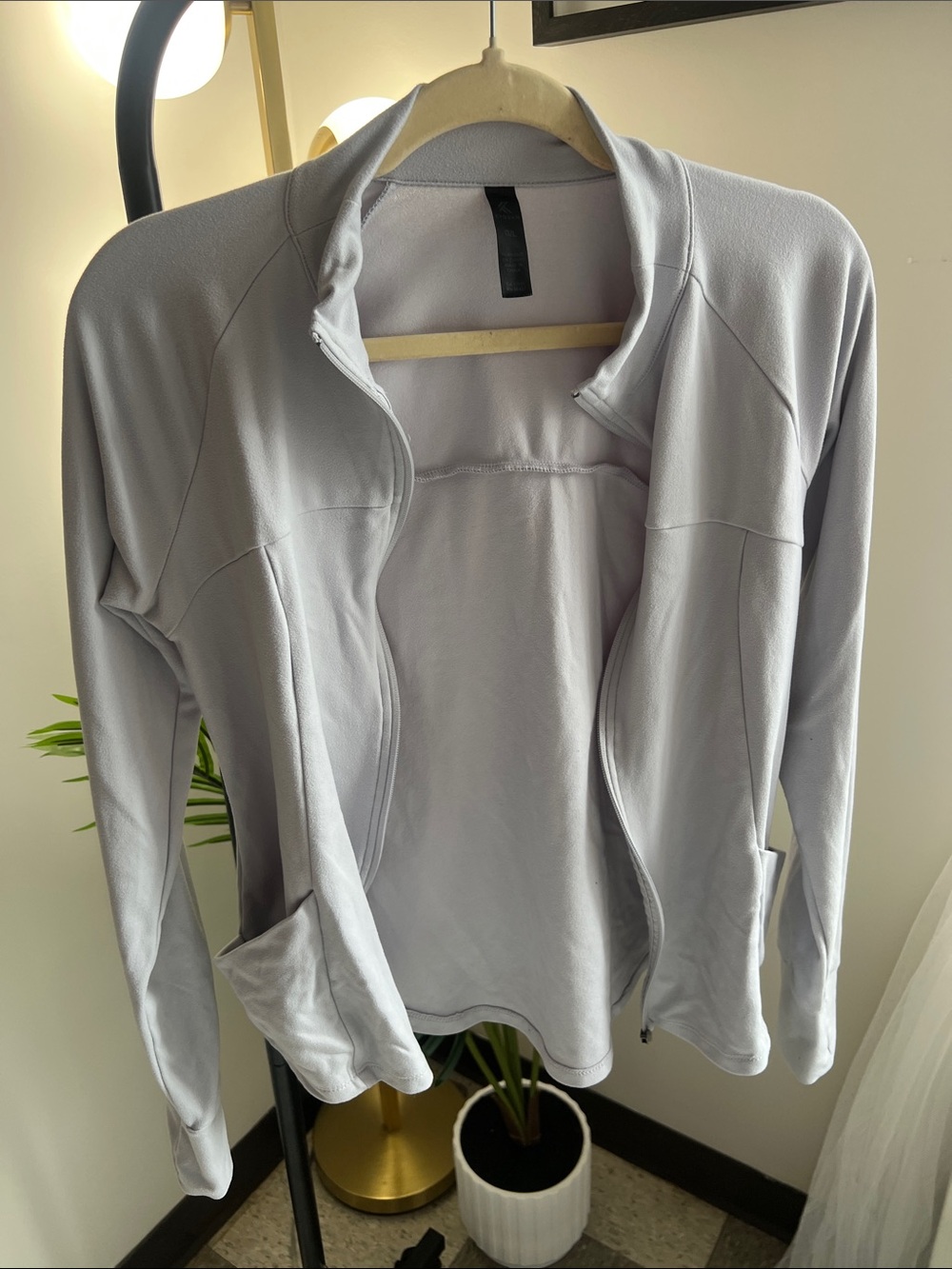 Kyodan Light Gray Zip-Up Athletic Jacket
